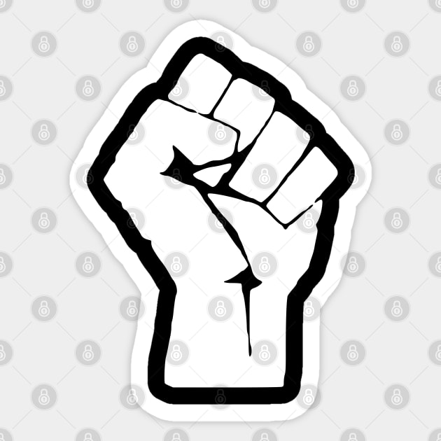 Black Power, Protest, Black Power Fist Sticker by UrbanLifeApparel
